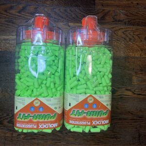 Moldex 6845 Pura-Fit Uncorded Foam Ear Plugs 500 Pairs in a Dispenser, NRR 33 dB
